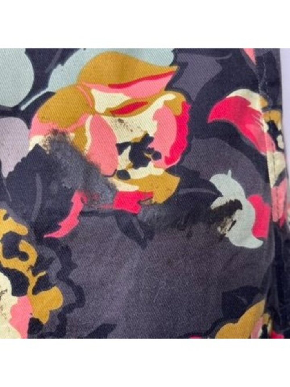 French Connection Floral Bustier Dress Size 6 Zip Front Sweetheart A Line Mini - Picture 9 of 13